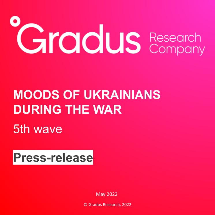 Moods of Ukrainians during the war W5 Gradus Research